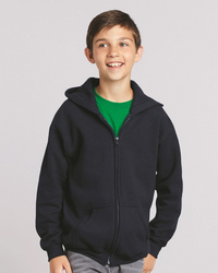 Gildan Youth Full-Zip Hooded Sweatshirt