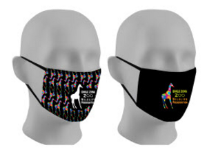 Sublimated 2ply Antimicrobial Cloth Face mask