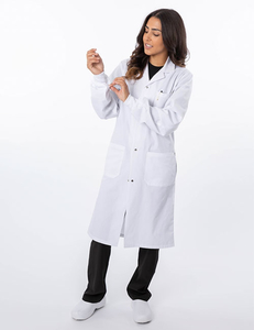 Classix Lab Coat with Cuff - White Labcoat